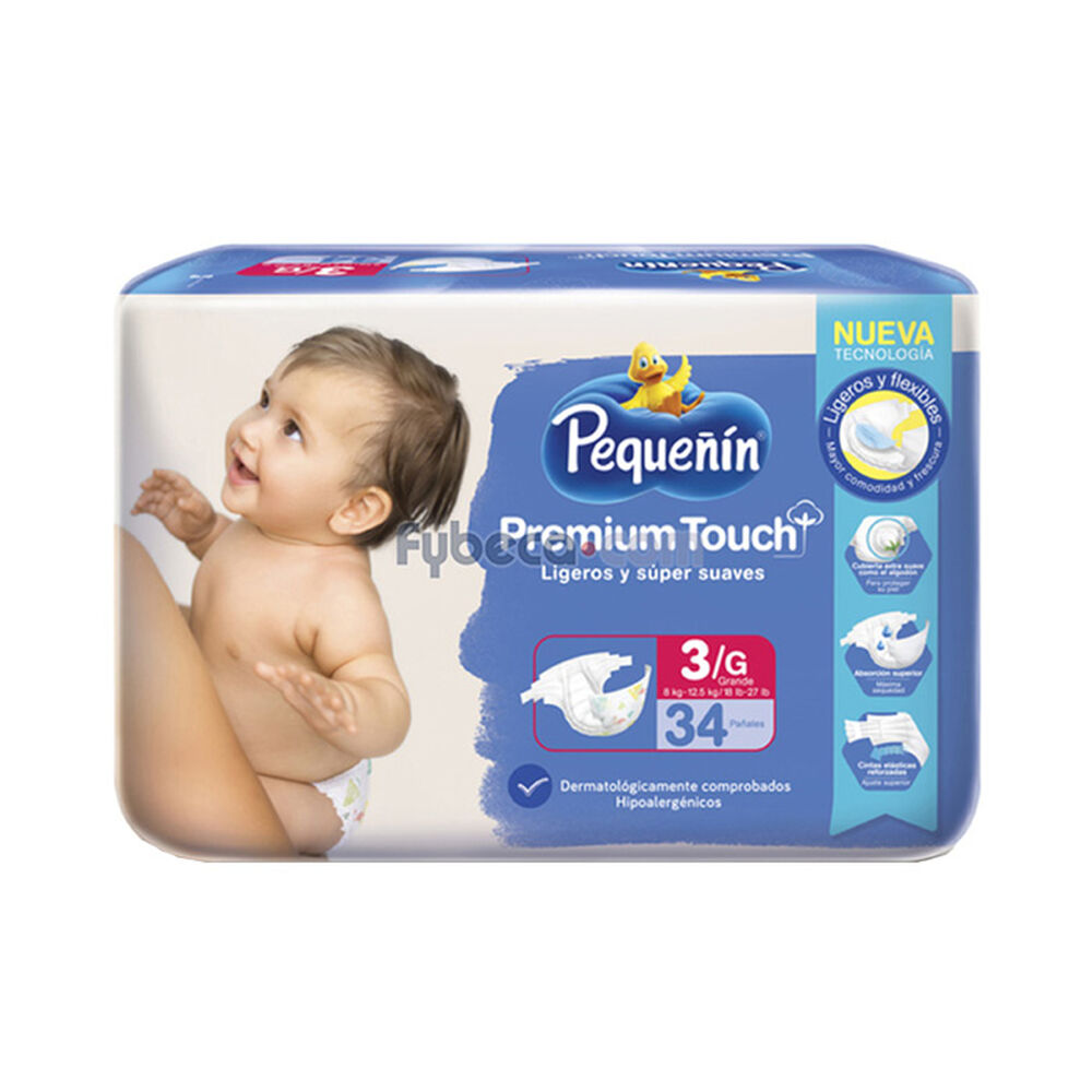 Pañales-Pequeñín-Premium-Touch-G-34-Unidades-imagen