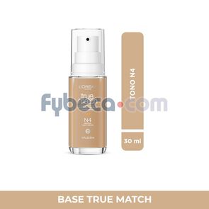 L'Or&eacute;al-True-Match-Base-L&iacute;quida-Tono-Light-Medium-N4/1-imagen