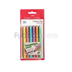 Resaltador-Faber-Pastel-X-6-Color-557367/69-Rs.Fc.7369-imagen