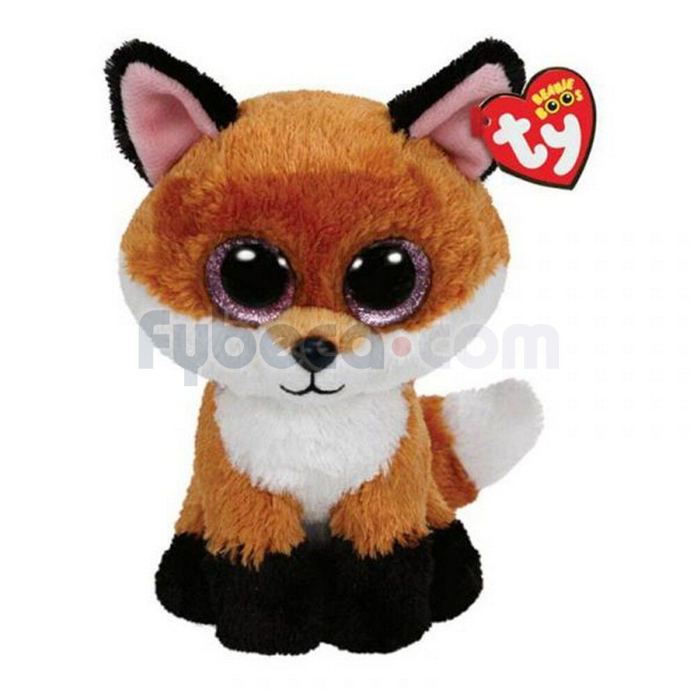 Peluche Ty Beanie Boos Slick Zorro Caf