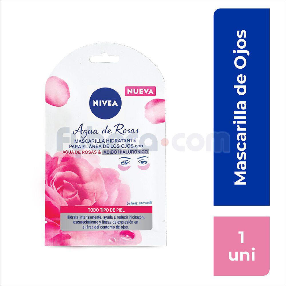 Parche-De-Ojos-Rose-Care-Nivea-Agua-De-Rosas-Unidad-imagen