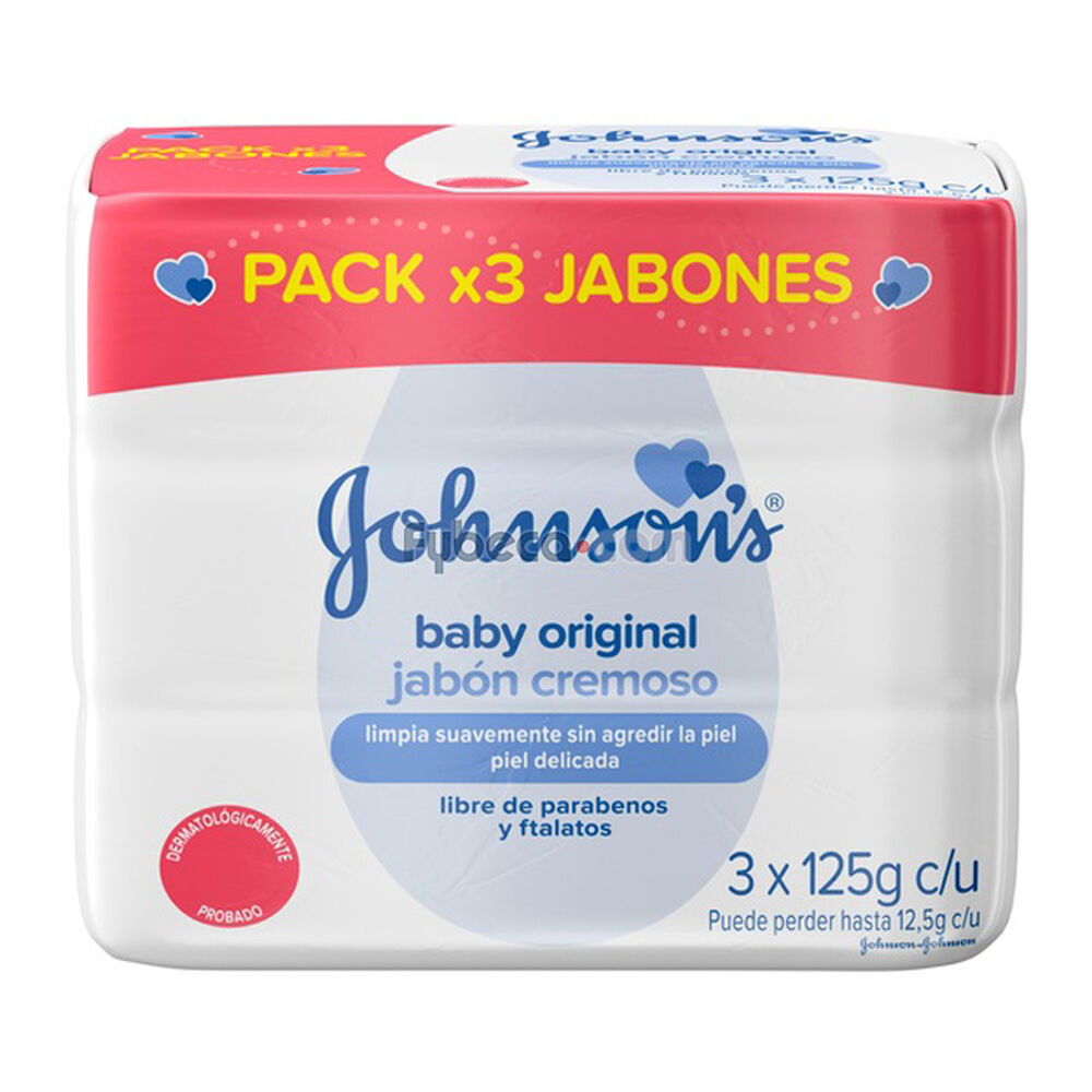 Jabón-Johnson´S-Baby-Original-125-G-Paquete-imagen