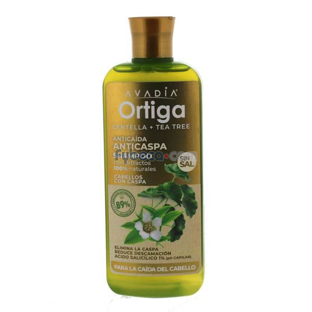 Shampoo-Avadía-Ortiga-Centella-+-Teatree-400-Ml-Frasco-imagen