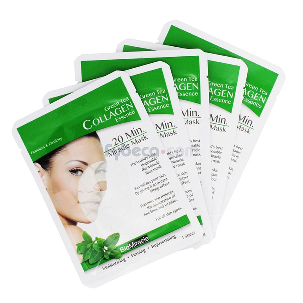 MASCARILLA-BIOMIRACLE-DE-TÉ-VERDE-Y-COLÁGENO-UNIDAD-imagen