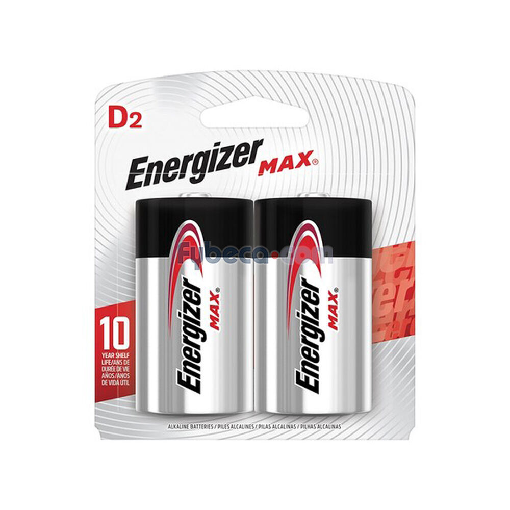 Pilas-Alcalinas-Energizer-Max-D2-Paquete-imagen