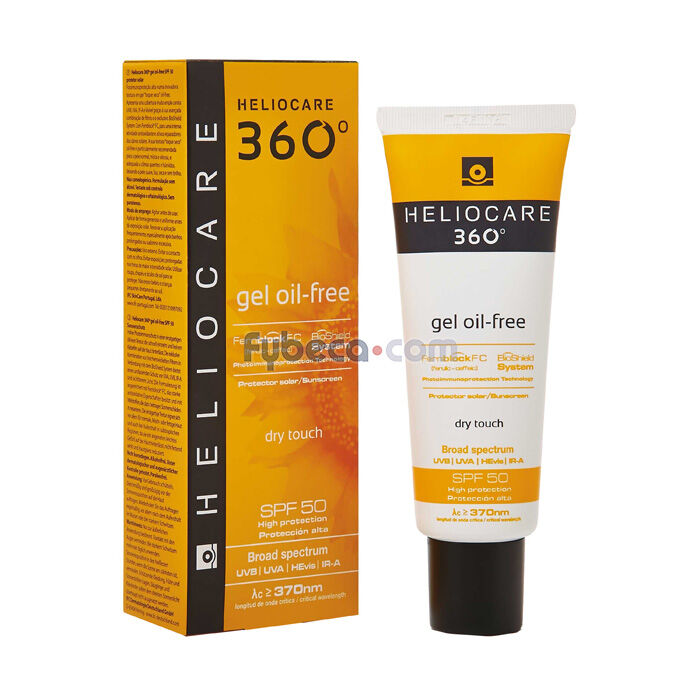 Protector Solar Heliocare 360 Gel Oil Free Spf 50 Cantabria Labs 50 Ml Tubo  | Fybeca
