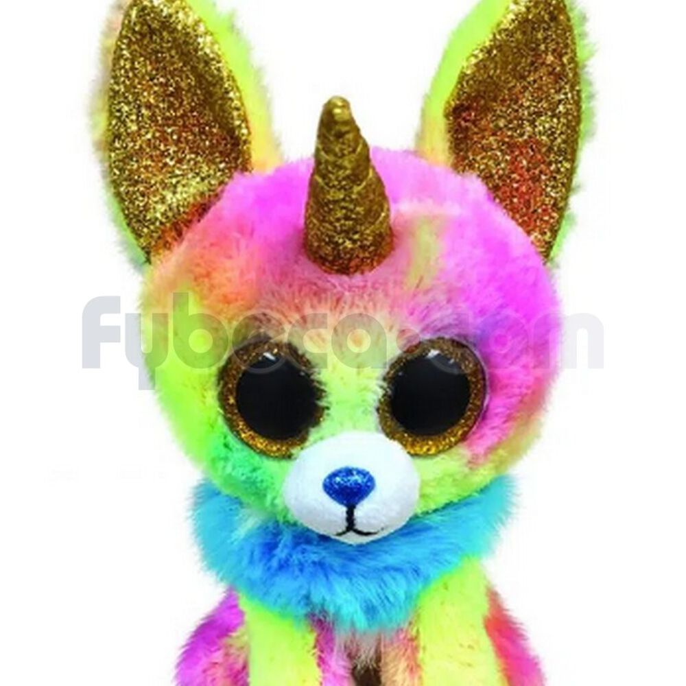 Ty-Beanie-Boos-Yips-Perro-Chihuahua-Unicornio-Multicolor-imagen