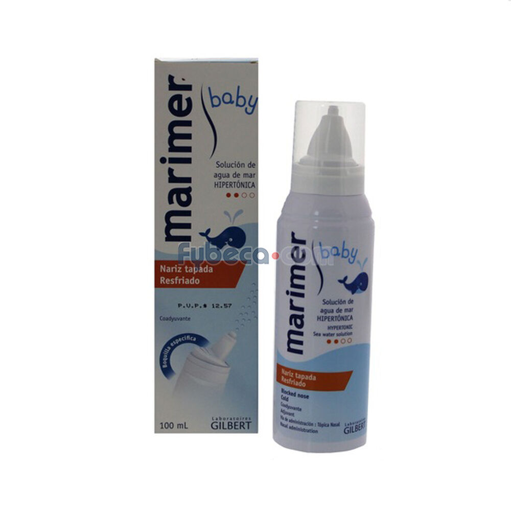 Agua de Mar Hipertónica para Bebé Spray