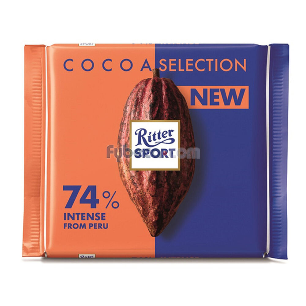 Barra-De-Chocolate-Cocoa-Selection-Intenso-100-G-Paquete-Unidad-imagen
