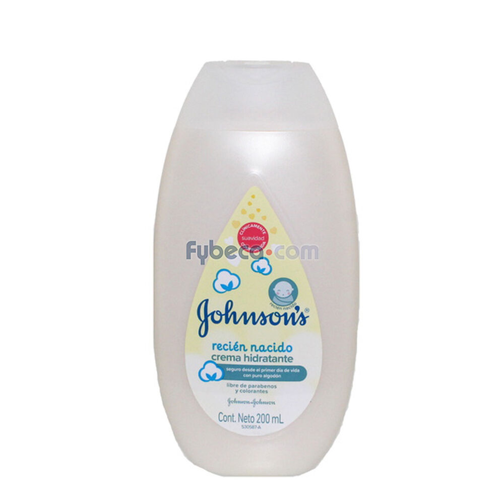 Crema-Hidratante-Johnson´S-Baby-Recién-Nacido-200-Ml-Frasco-imagen