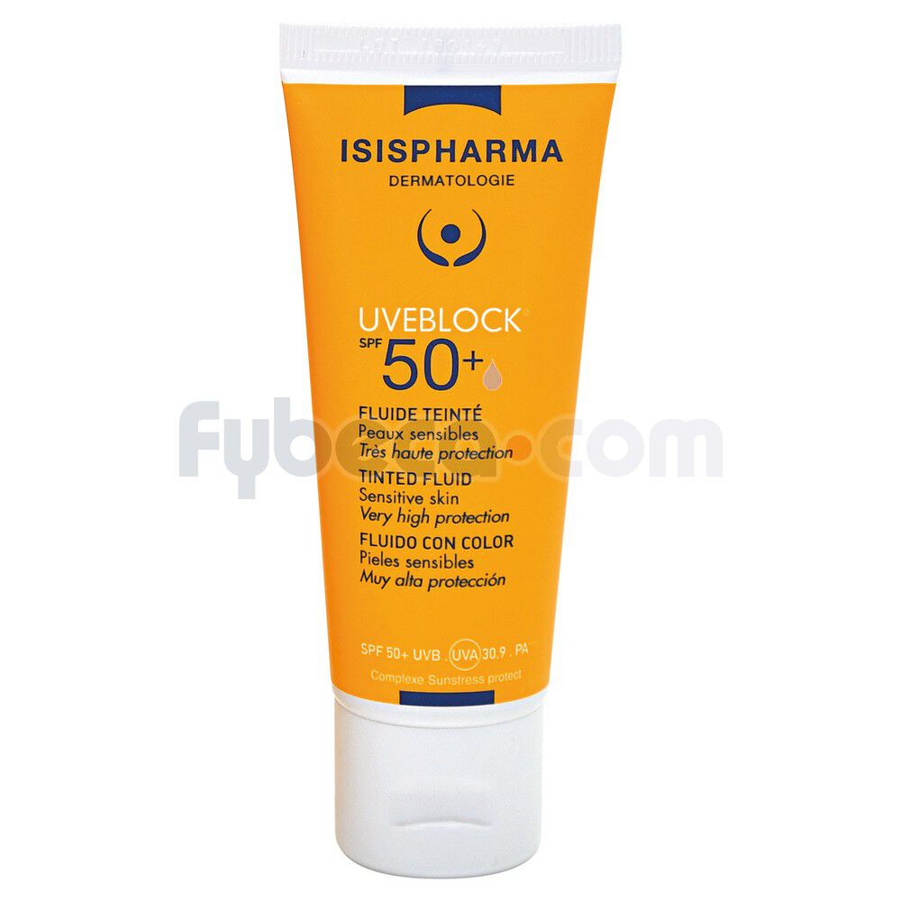 Protector-Solar-Uveblock-Fluido-Tinte-Spf50+-40-Ml-Tubo-imagen