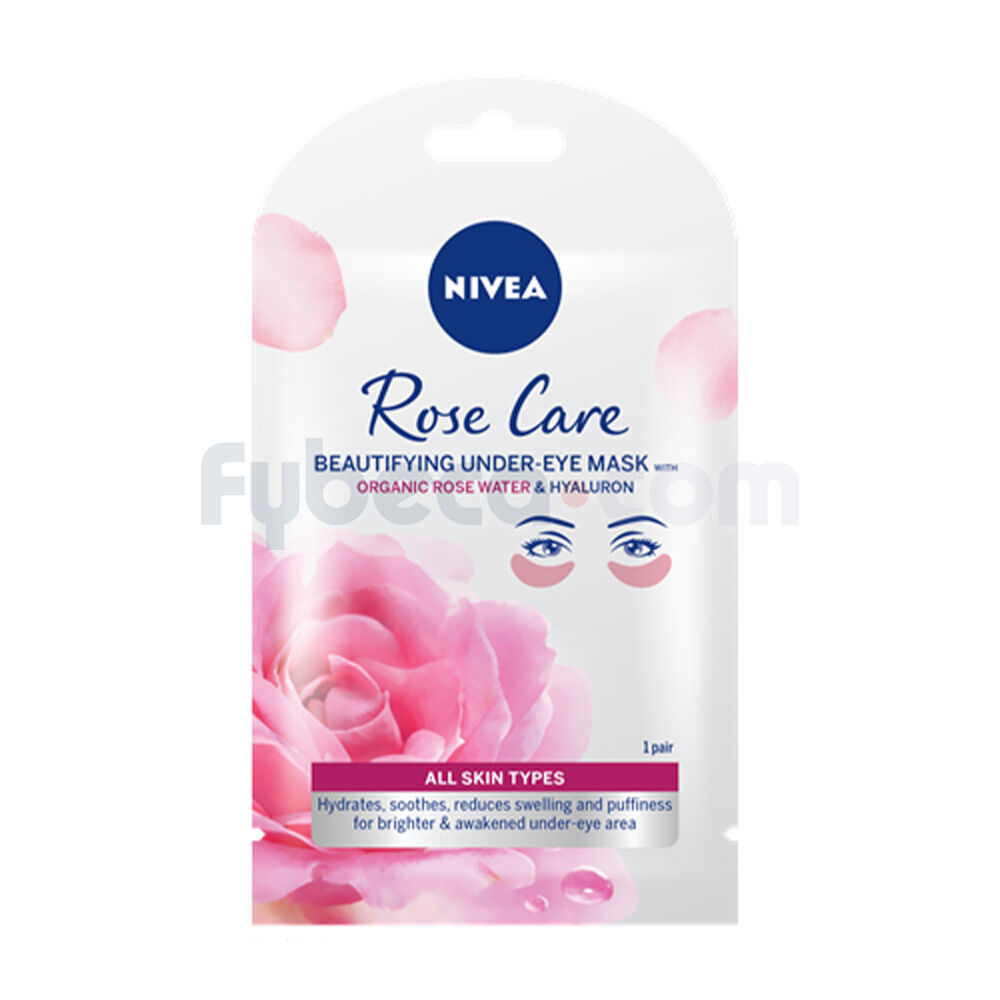 Parche-De-Ojos-Rose-Care-Nivea-Agua-De-Rosas-Unidad-imagen