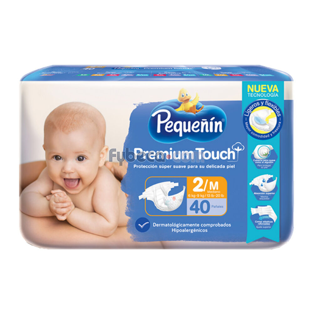 Pañales-Pequeñín-Premium-Touch-M-Paquete-imagen