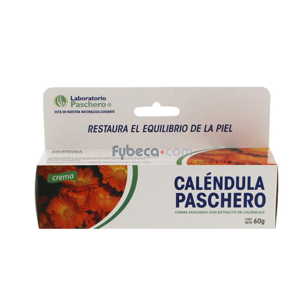 Crema Antinflamatoria Caléndula Paschero 60 G Unidad | Fybeca