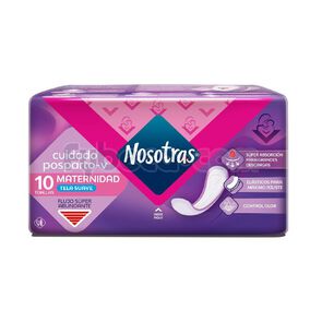 Toallas-Sanitarias-Nosotras-Maternidad-10-Paquete-imagen