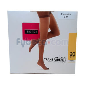 Panty-Media-Transparente-20-Denier-Eurocolor-S-M-Unidad-imagen