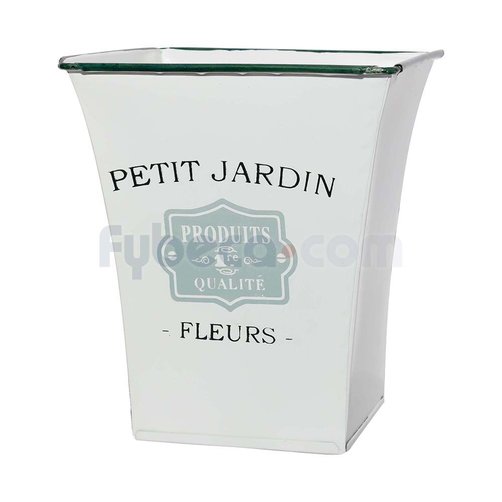 Maceta-De-Metal-Petit-Jardin-Blanca-11-Cm-Unidad-imagen