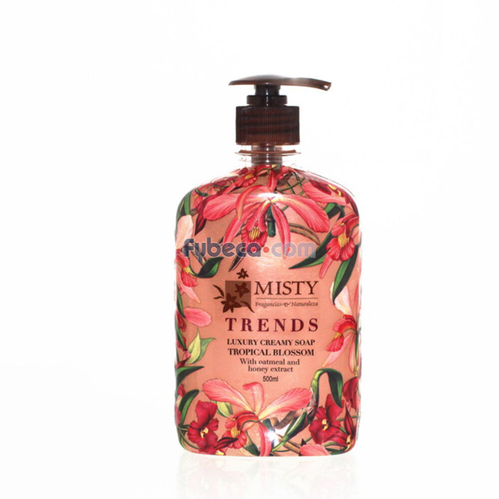 Jabón-Liquido-Misty-Trends-Tropical-Blossom-500-Ml-Frasco-imagen