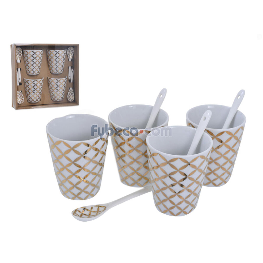 Juego-De-Tazas-+-Cuchara-8-Piezas-Paquete-imagen