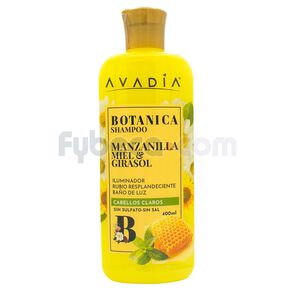Botánica-Shampoo-Avadia-Manzanilla-Miel-Girasol-400-Ml-Unidad-imagen