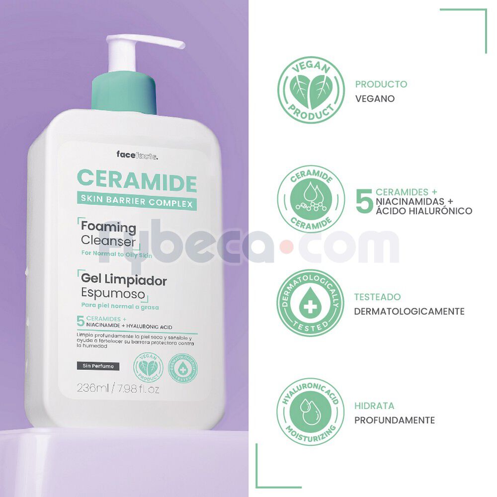 Ceramide-Gel-Limpiador-Espumoso-236Ml-imagen-2