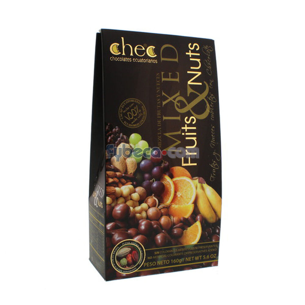 Chocolate-Candysney-Chec-Mixed-Fruits-&-Nuts-160-G-Paquete-imagen