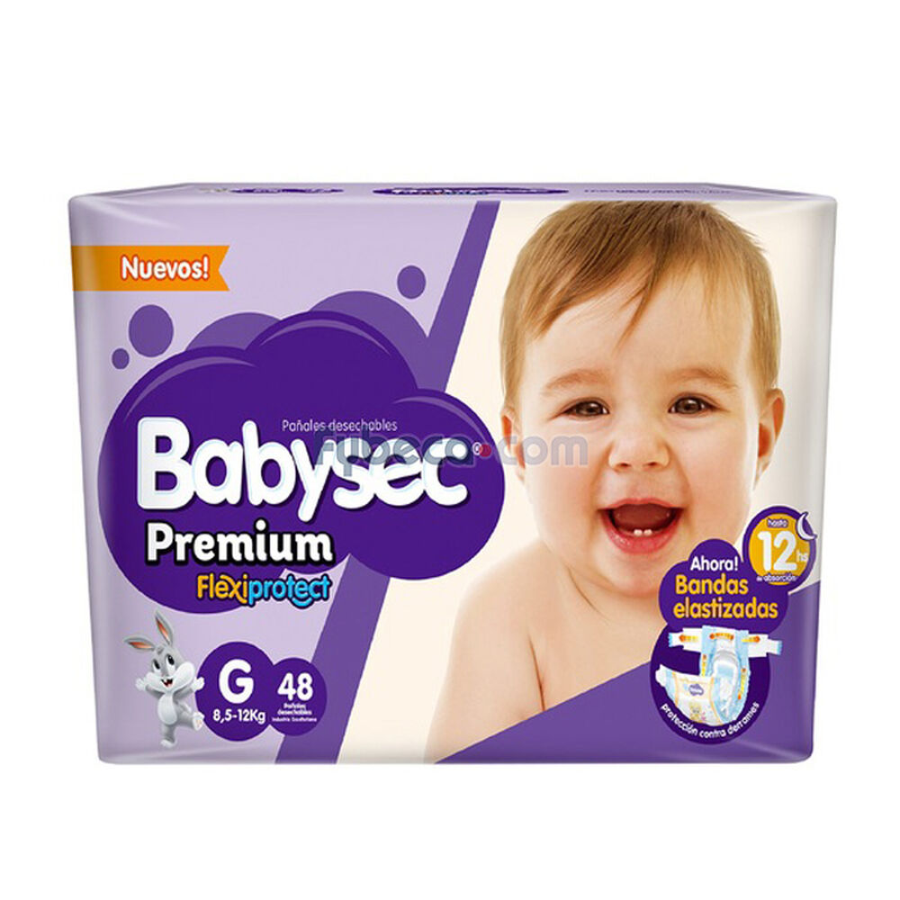 Picotear Sombra Aflojar Pañales Babysec Premium Flexi Protect G 48 Unidades | Fybeca