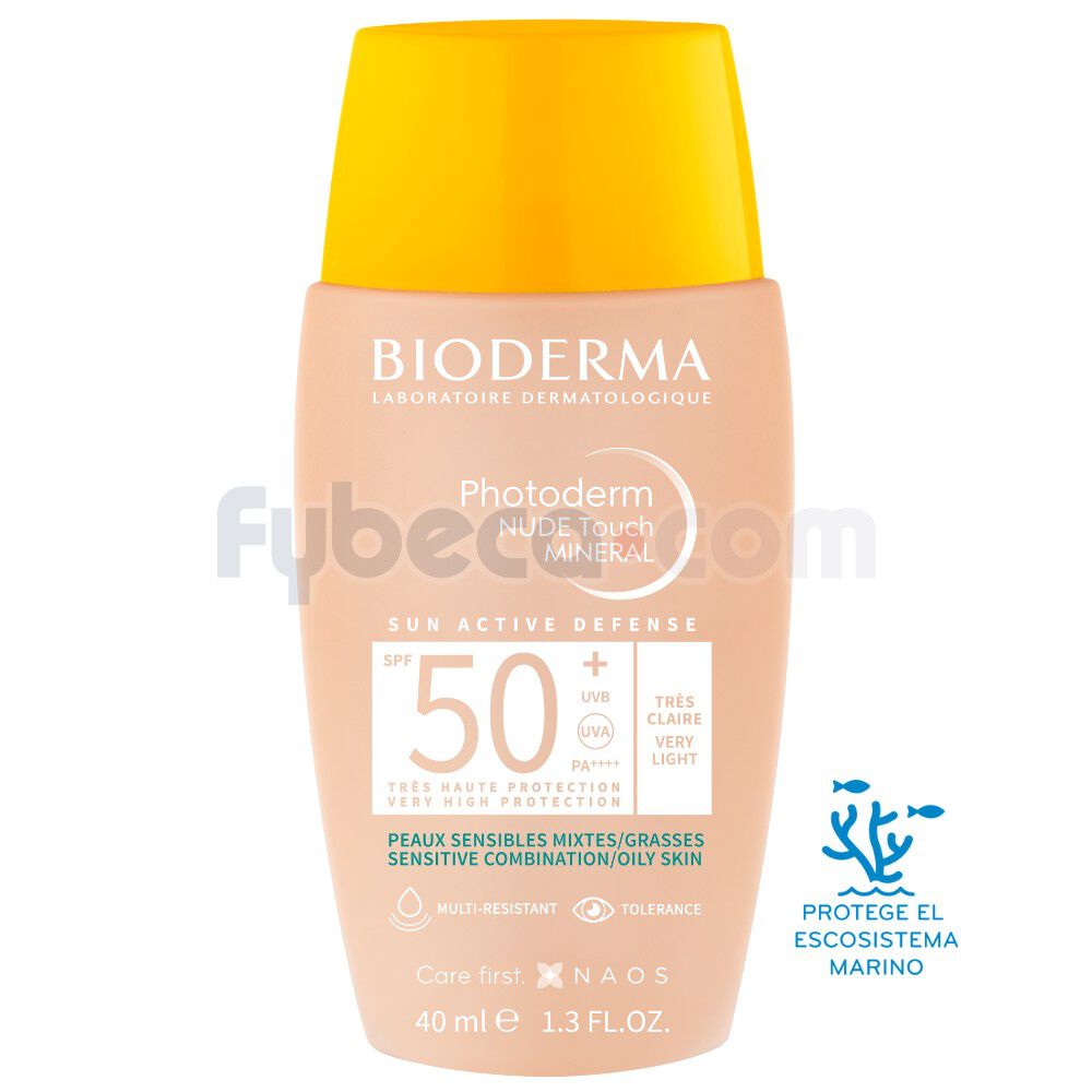 Protector-Solar-Bioderma-Photoderm-Nude-Touch-Spf50+-40-Ml-Frasco-imagen