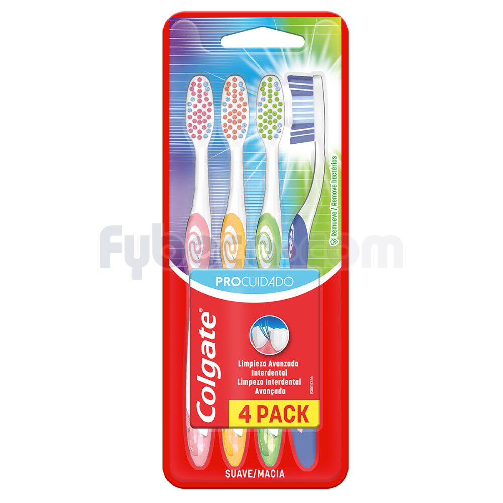 Set-De-Cepillos-Dentales-Pro-Cuidado-4-Unidades-imagen