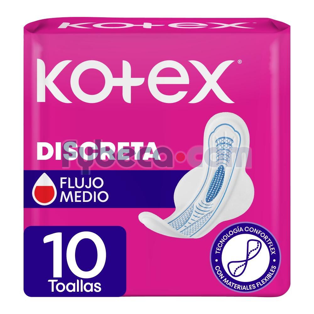 Toalla-Higi&eacute;nica-Kotex-Ultrafina-Discreta-10-Un-imagen-1