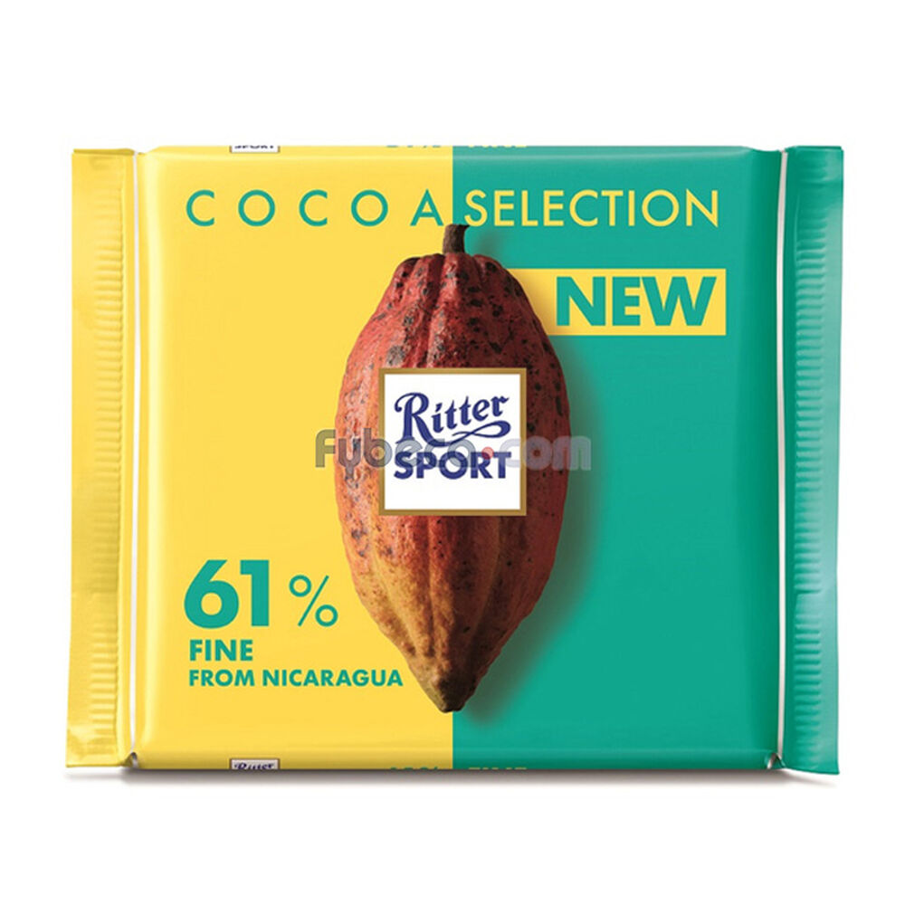 Chocolate-Ritter-Fino-61%-Cacao-100-G-Unidad-imagen