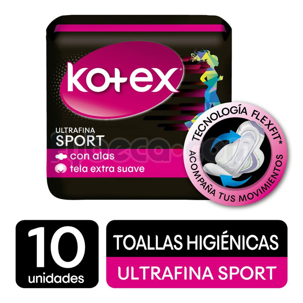 Toallas-Femeninas-Sport-Ultra-Finas-10-Unidades-imagen