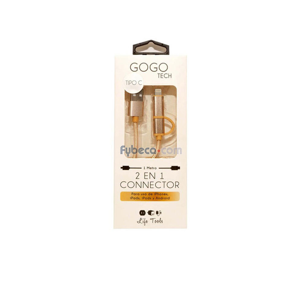 Cable-2-En-1-Lightning-Y-Usb-Tipo-C-Usb-Tipo-C-1-M-Unidad-imagen