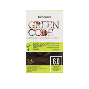Tinte-Para-Cabello-Green-Code-6.0-50-G-Caja-imagen