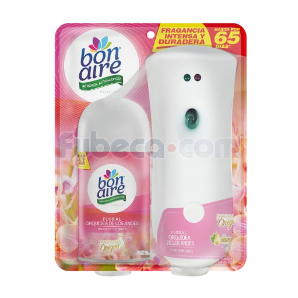 Bon&acirc;&nbsp;Aire&acirc;&nbsp;Aerosol-Automatico-Dosificador-Floral-X-250-Ml-imagen