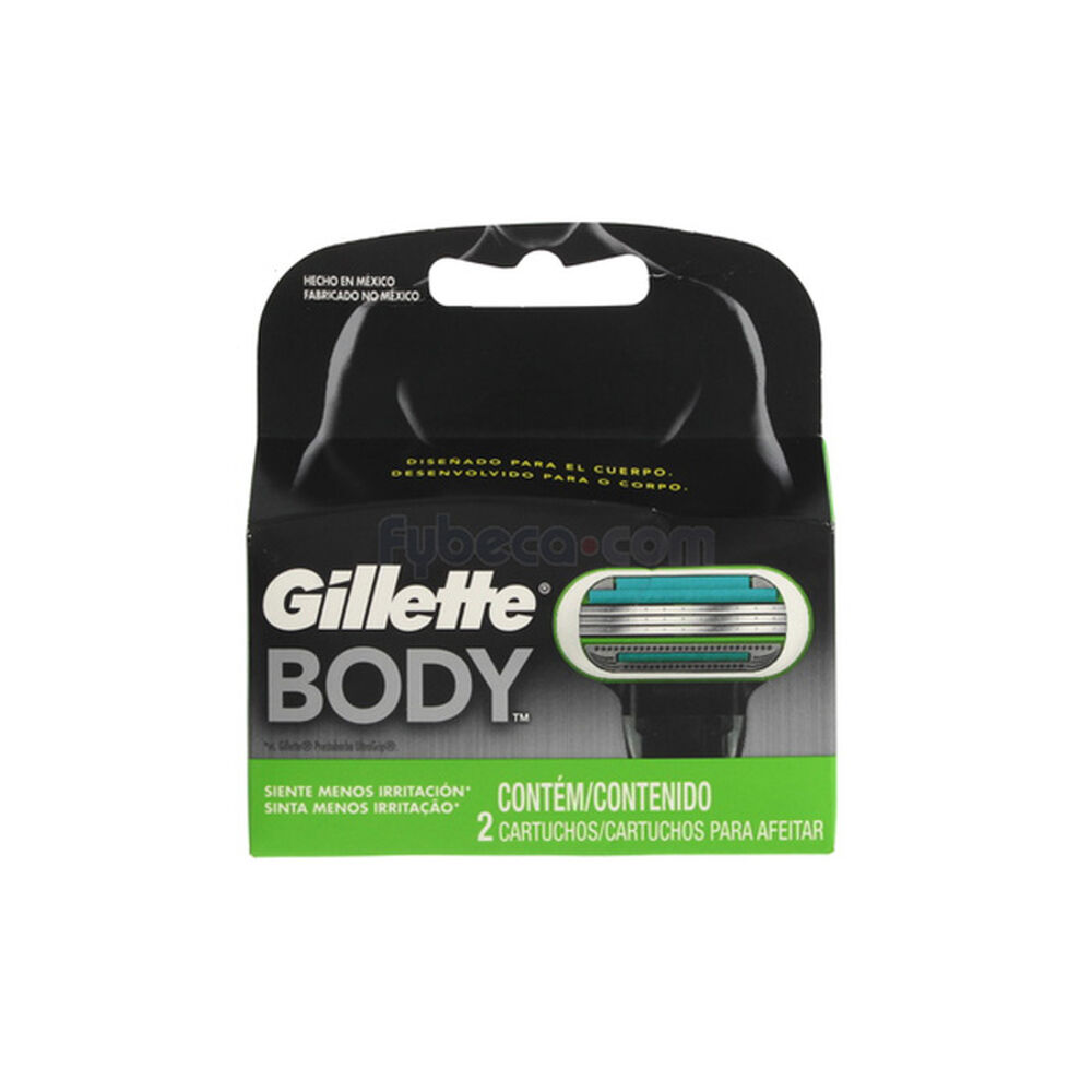 Afeitadora-Gillette-Body-Repuesto-Paquete-imagen