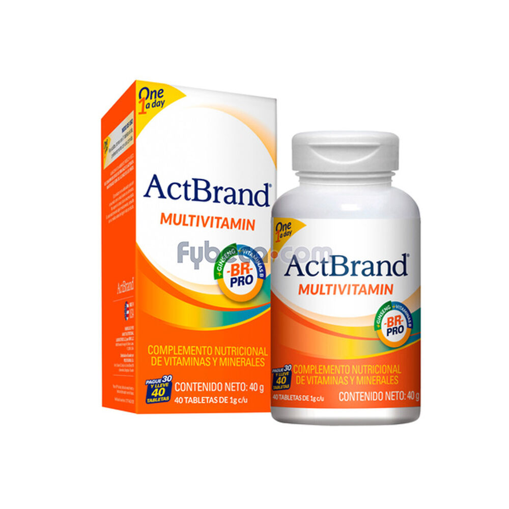 Complemento-Nutricional-Multivitamin-40-Tabletas-Frasco-Unidad-imagen