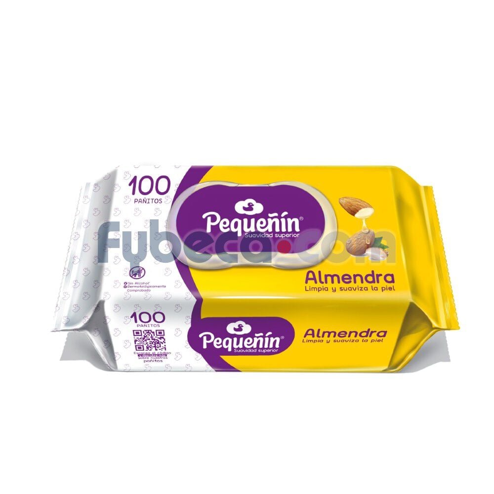 Pequeñin-Pañitos-Húmedos-Almendra-X-100-imagen