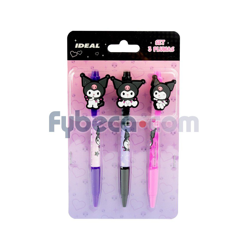 Pluma-Ideal-Kuromi-3U-imagen-1