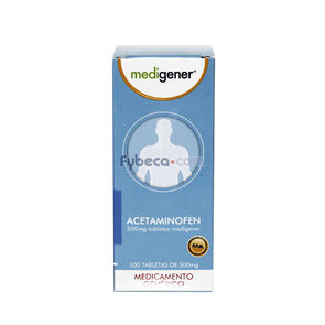 Acetaminofen-(.Medigener)-Tabs-500G-C/100-Caja-imagen