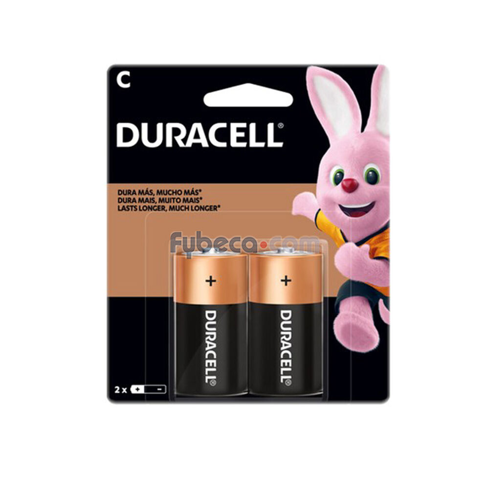Pilas-Alcalinas-Duracell-C2-Paquete-imagen