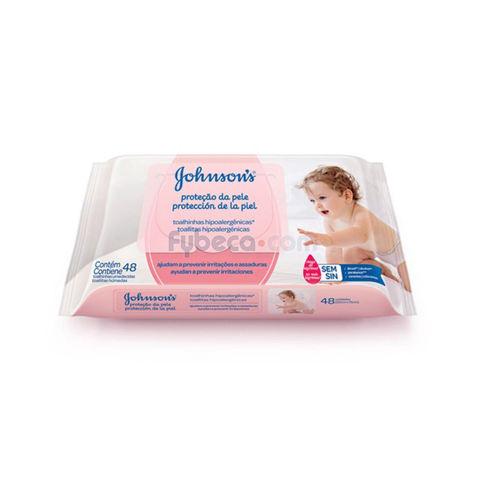 Pañitos-Húmedos-Hipoalergénicos-Johnson'S-Paquete-imagen