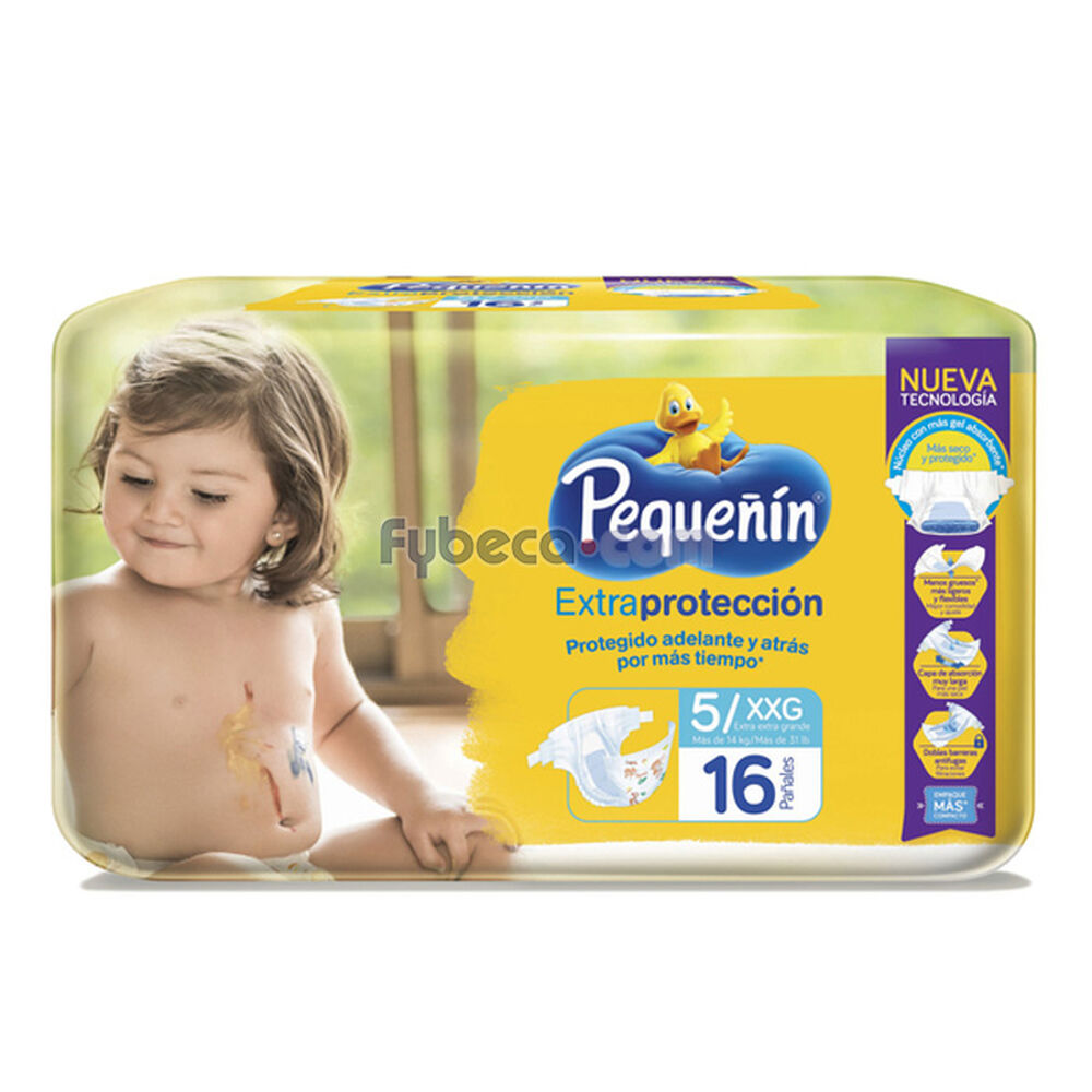 Pañales-Pequeñín-Extra-Protección-Xxg-Paquete-imagen
