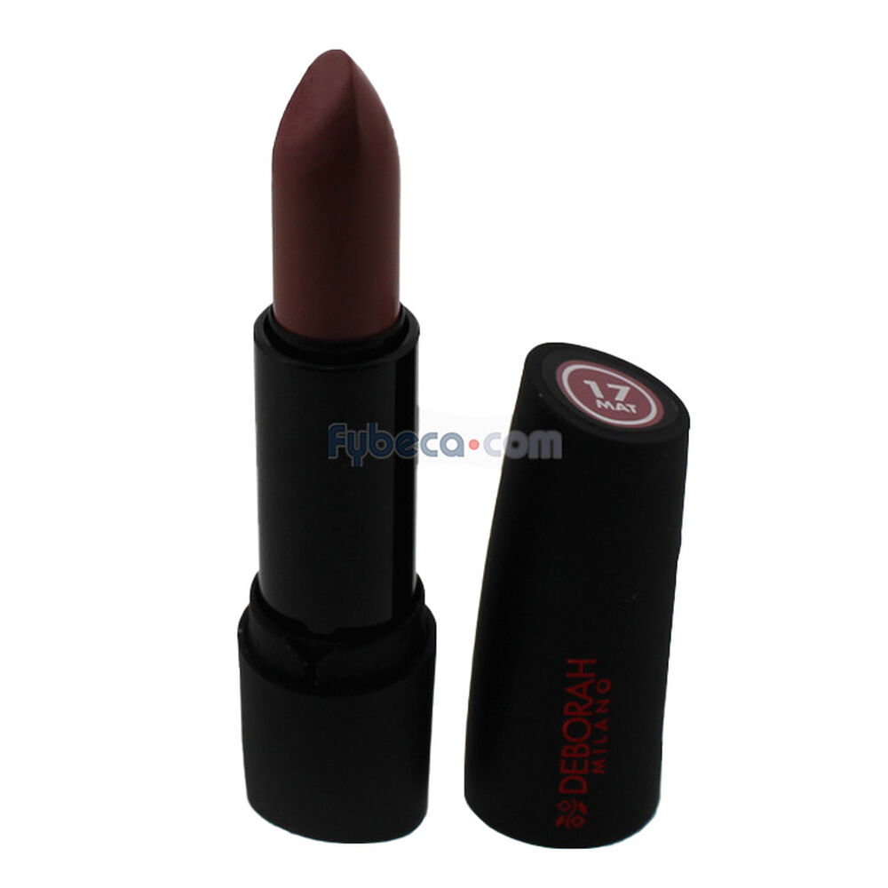 Labial-Mate-Deborah-Atomic-Red-Mat-17-First-Kiss-Unidad-imagen
