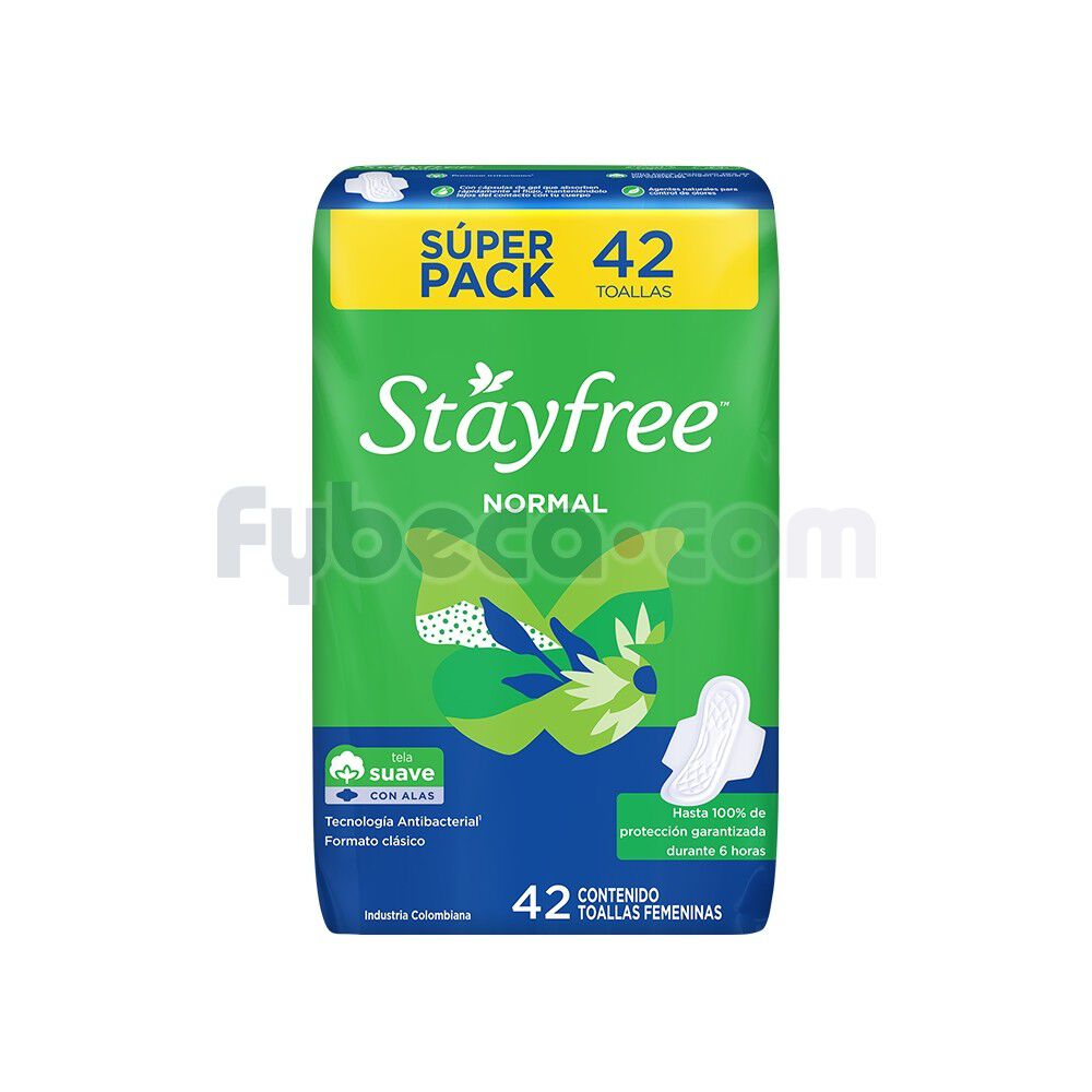 Toallas-Sanitarias-Stayfree-Normal-Paquete-imagen