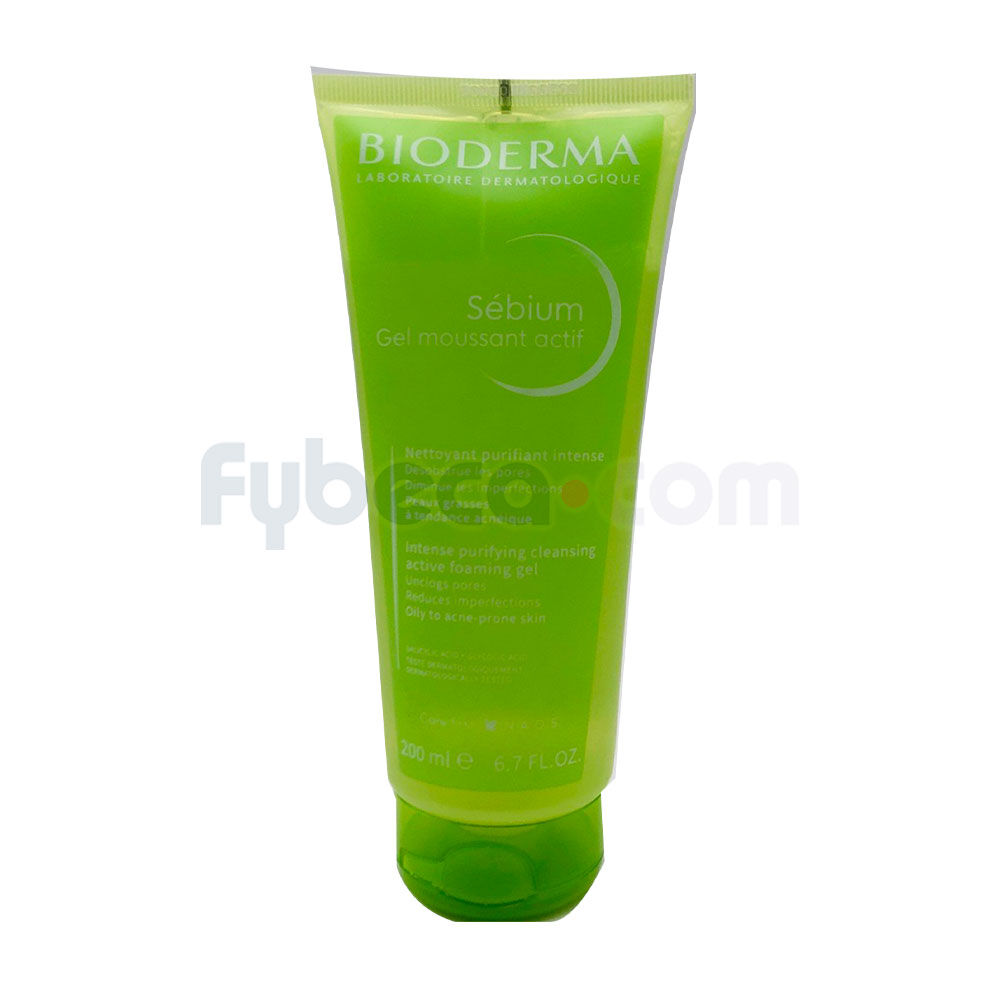 Sebium Gel Moussant Actif Bioderma 200 Ml Unidad | Fybeca