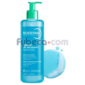 S&eacute;bium-Gel-Moussant-400ml---Gel-limpiador-piel-mixta-a-grasa-imagen