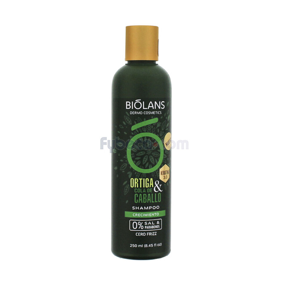 Shampoo-Biólans-Crecimiento-Ortiga-&-Cola-De-Caballo-Sin-Sal-250-Ml-Frasco-imagen