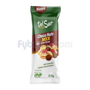 Snacks-Frutos-Secos-Del-Sur-Choco-Nuts-Mix-Al-60%-Cacao-20G---imagen