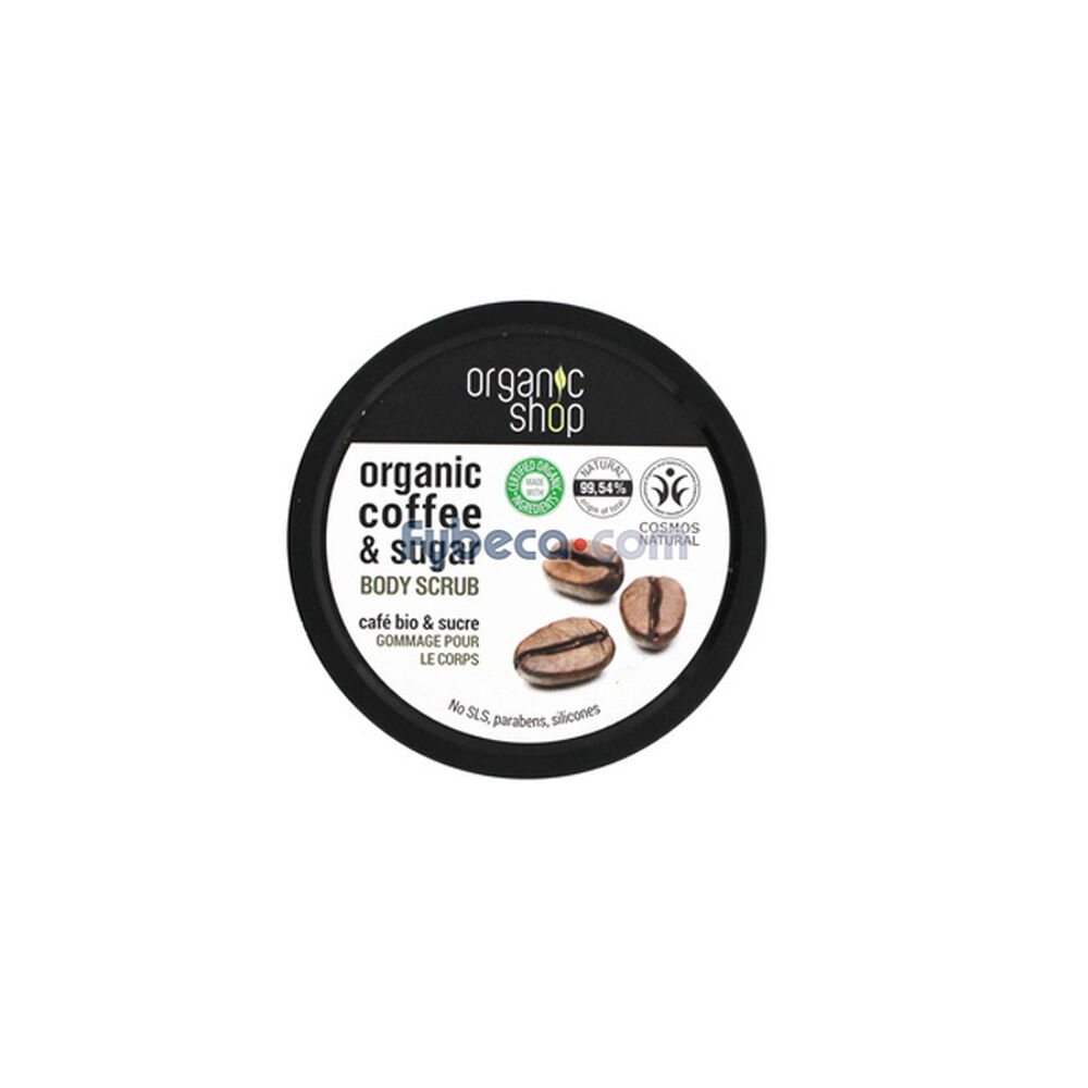 Body-Scrub-Organic-Shop-Café-250-Ml-Frasco-imagen-1